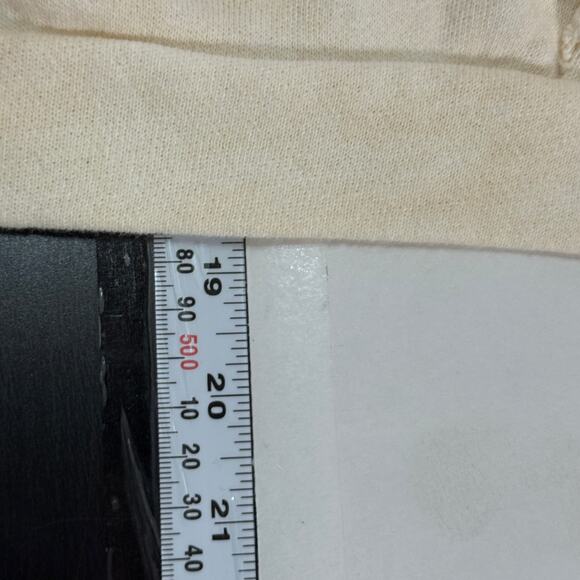 LoveShackFancy S Melanie Top Ruffle Front Detail Cream Tie Dye Coloring *flaw - Picture 9 of 10